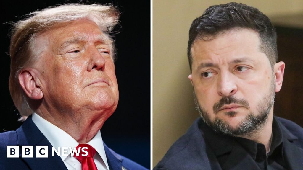 'Time for Ukraine to get new president,' says Trump after Zelensky condemns diesel deal - BBC