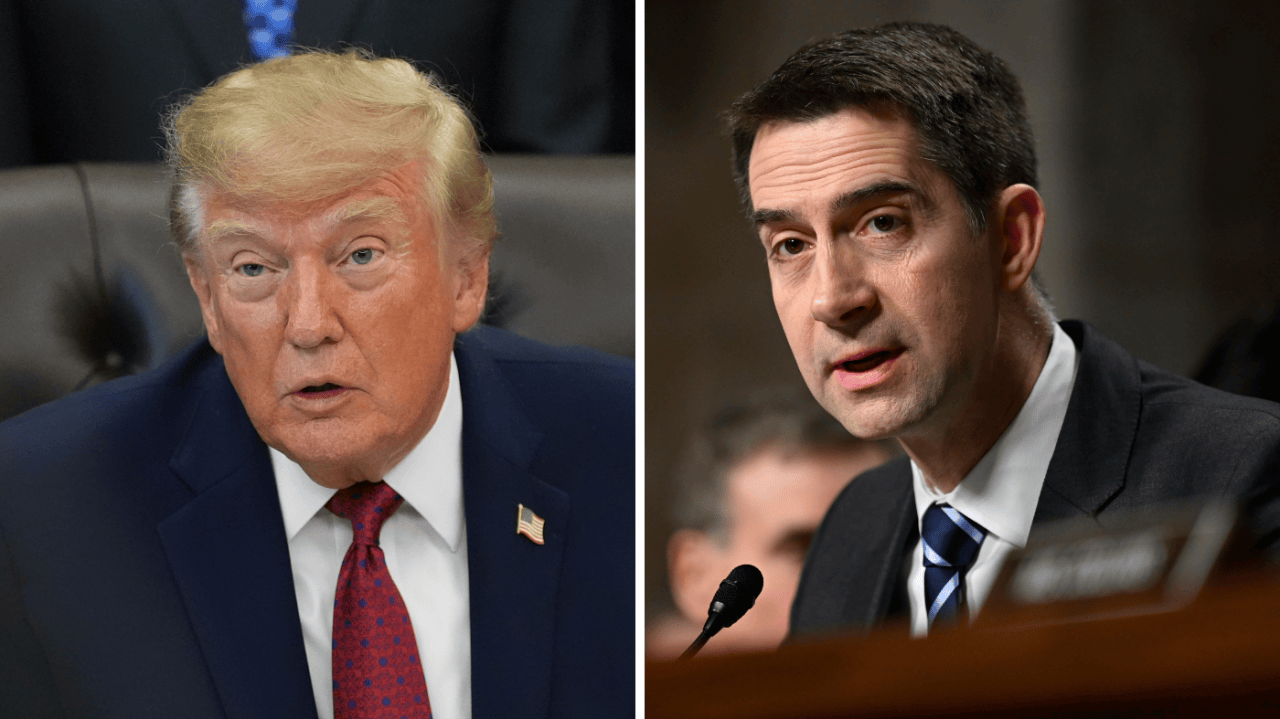 Trump, Cotton tussle over daylight savings after cell phone number leak - The Hill